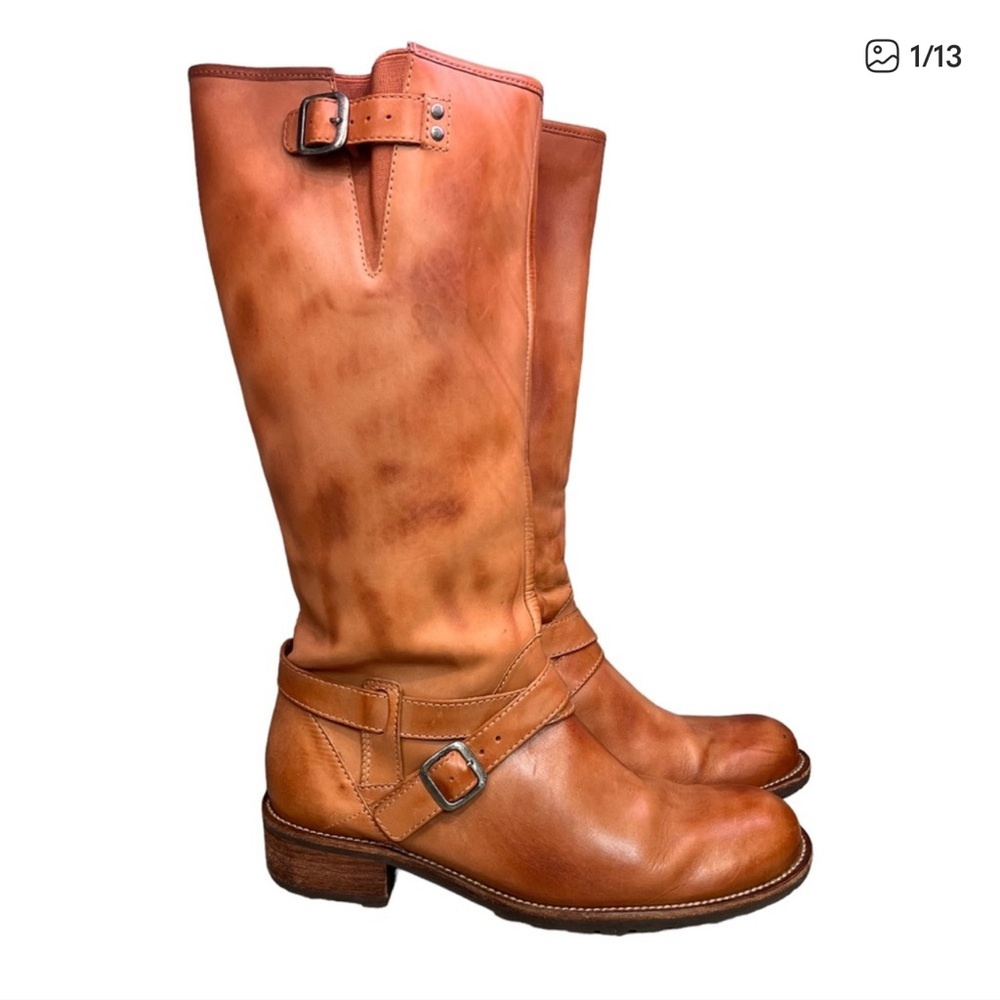 LL Bean tall leather riding campus boots 9.5